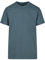 Build your Brand Men's T-Shirt Round Neck, Dusty Blue, M