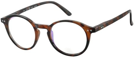 JOOX Vintage Lesebrille für Herren Damen,Runde Lesehilfe Brille mit Federscharnieren +1.50