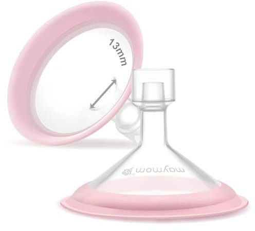 Maymom MyFit Shields, Pano-Serie, kompatibel mit Medela-Milchpumpe, PersonalFit, Freestyle, Harmony, Maxi, Freestyle-Flex-Stecker, Anschluss an Maymom Widemouth/Schmal-Stecker, 2 Stück