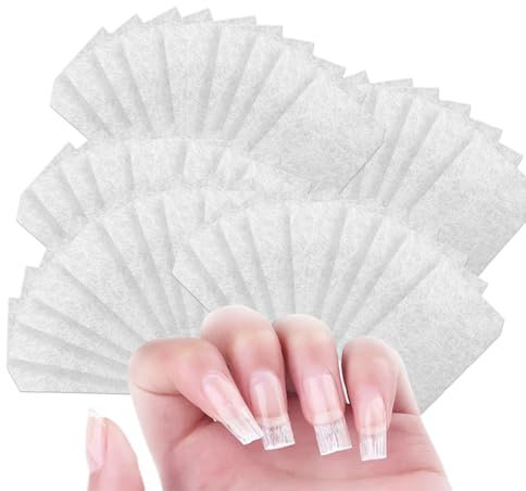 WeddHuis 100 Stück Nagelverlängerungen aus Fiberglas, zum Basteln, Acryl-Nagelreparatur, Nagelverlängerungszubehör