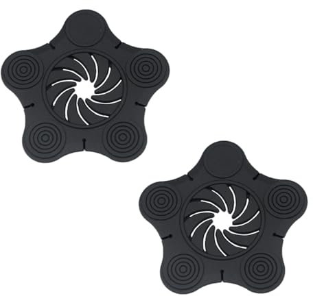 IUYTGTR 2 Stück Auto Wischer Arm Loch Schutz Pad, für VW Golf 7 GTI Mk7 2013-2019 Universal Auto Scheibenwischer Abdeckung Wischer Arm Loch Staub Pad