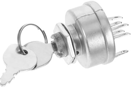 IWOWHERO Interrupteur Allumage Pour Tracteur Compatible Avec Tondeuse Interrupteur De Démarrage Remplacement Pour Tondeuses à Gazon