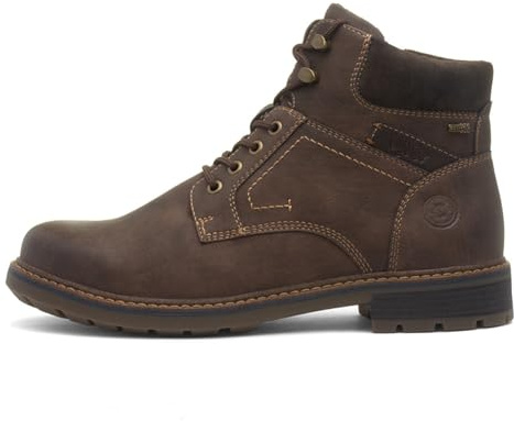 Relife Brazil Mens Dark Brown Lace Up Ankle Boot