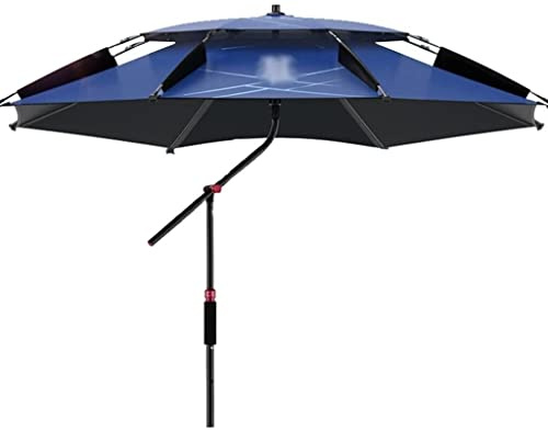 Parasol d'extérieur Parasol en Tissu Oxford épaissi, Double Parasol de pêche Universel étanche à 360 °, Facile à Installer Taille : 2,2 m