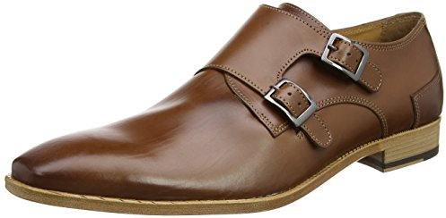 FRETZ men Herren Castle Schnürhalbschuhe, Braun (Cigar), 44 EU