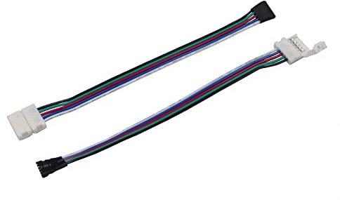 5x 17cm RGBW LED Conector -> Clip Conector rápido 5 Pin Enchufe -> Clip para 12mm RGBW LED tira 17x5mm