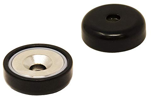 Schwarz Ein Typ Neodym Pot Magnet Für Kunst, Handwerk, Modellherstellung - 32mm Durchmesser - Packung von 80