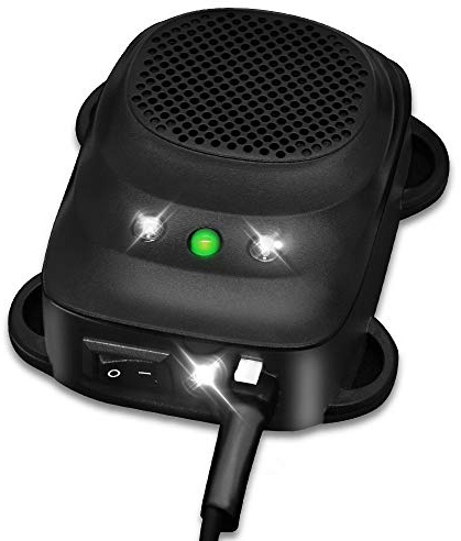 Car Rodent Repellent Ultrasonic Under Hood Animal Repeller Mouse and Rat Deterrent with LED Strobe – Engine Bay Pest Control Device for 12V 24V Vehicle, Automobile, Truck, RV