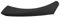 Aramox Right Passenger Interior Door Panel Pull Trim Cover Replacement for E90 E91 318 320 325 330 335 3 Series 2005‑2012 (Black)