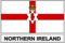 Akachafactory Sticker Aufkleber Flaggen Flagge Fahne nordirland