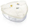 MAM Milk Box Boîte à lait en poudre, porte-lait en poudre avec compartiments de 40 g, accessoire pour lait artificiel et suppléments, neutre
