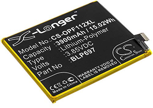 TCTK Akku 3900mAh Kompatibel mit [Oppo] CPH1969, F11 Pro Ersetzt BLP697