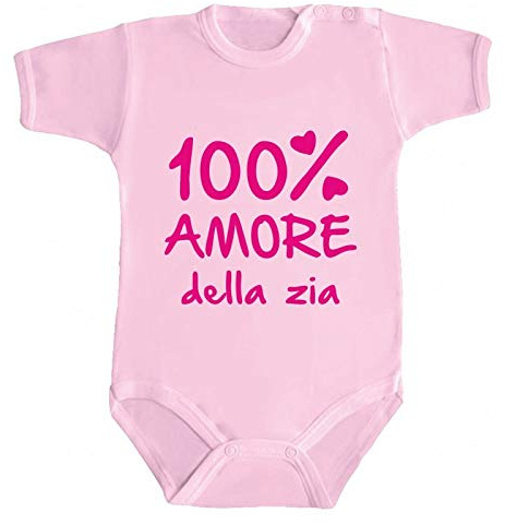 Body Bimbo Bimba Neonato bebé 100% Amore della Zia