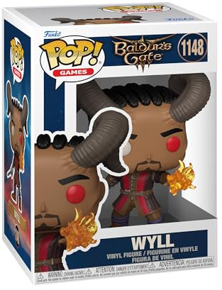 Funko POP! Games: Baldur's Gate 3 - Wyll | Offizieller Fanartikel und Merch - Vinyl Sammelfigur als Regal Deko - Geschenkidee zum Geburtstag für Fans und Sammler