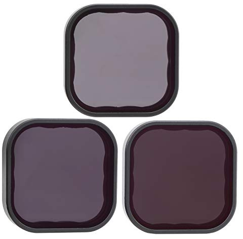 ND Filter Kit, ND 8/16/32 Bewegungskamera aus Aluminiumlegierung Optische Glaslinse Filter Kit ND 8/16/32 Neutral Density Filter Set, für