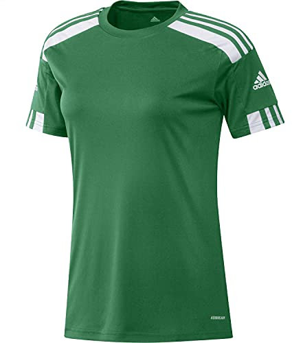 adidas Squadra 21 Jersey Camiseta de Mangas Corta, Mujer, Team Green/White, M