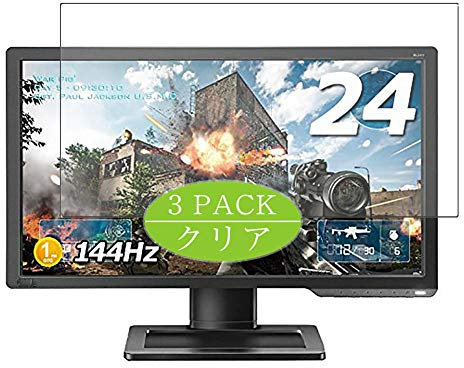 Vaxson Pack of 3 screen protectors, compatible with BenQ monitor Zowie / XL2411 24 inch, screen protector, bubble free [not tempered glass]