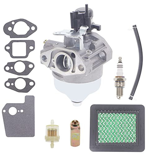 Hutdkte 16100-Z0L-876 Vergaser 16620-Z8D-305 Thermowax für Honda GCV160A0 GCV160LA0 GCV160LA Motor HRR216 HRX217 VKAA Walk Behind Rasenmäher mit Luftfilter Kit it