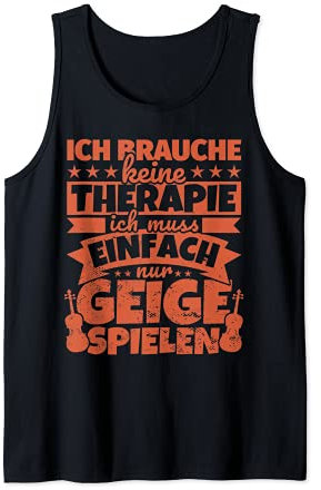 Geige spielen für Geiger lustig Tank Top