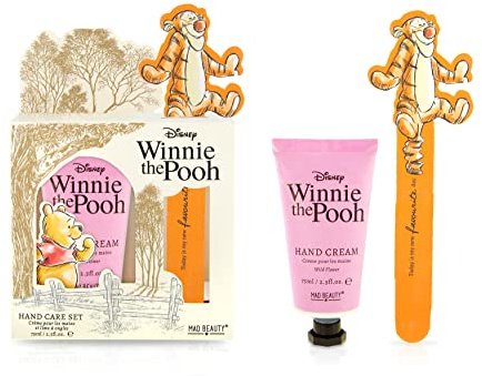 Winnie The Pooh Hand Cream & Nail File, Hand Care Set | Mad Beauty | Fun Cute Disney Gift Box, Tigger, Self-care, For Women, Girl