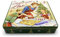 MediMuc Baked with Love grün - Vorratsdose, Keksdose, Blechdose mit Aufschrift Baked with Love im Retro-Look mit vielen Details - Vol. 1,9l - Maße: (L x B x H): 23,0 x 21,5 x 4,2cm