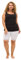 Zizzi Damen Große Größen Fahrradshorts Spitzensaum Gr. Gr L Bright White