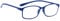 PROFLEX BluOptix mit Blaulichtfilter leicht, flexibel, kratzfest, unisex (Damen + Herren), Computerbildschirm-Technologie Lesebrille (blau, 2,0)
