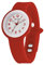 HIP HOP, Collezione Hero.Dot, Orologio Donna Poppy Red, Cinturino in Silicone Soft Touch Intercambiabile, Pratica Chiusura, Lunetta Bianca, Numeri Verdi, Cassa 34 mm, Movimento al Quarzo, Rosso