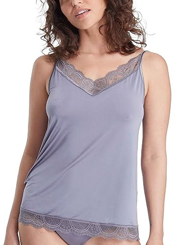 Mey Tagwäsche Serie Poetry Fame Damen Spaghetti Tops Lovely Grey XS(XS)