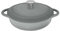 Blackmoor 67649 28cm Cast Iron Shallow Casserole Dish With Lid / 2.5L Capacity/Oven Proof Up To 260°C/Non-Stick Enamel Coating/Easy Grip Handles/Works On All Hob Types/Stylish Grey Colour