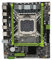 Placa Base para Juegos, Placa Base para Computadora X79D 2,0 LGA2011 M.2 NVM Micro ATX PCI E 16X, con DDR3 de Doble Canal, para Xeon E5, Enchufe LGA 2011