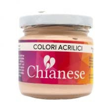 Chianese Colori acrilici vasetto 100ml, pittura acrilica per modellismo, statuine terracotta e presepi colore acrilico (Rosa carne)
