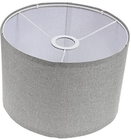 LIFKOME Abat-jour En Tissu Abat-jour Tambour Nuances Couvre-lampes Sur Pied Abat-jour De Remplacement Abat-jour Moyen Abat-jour Pour Hôtel Applique Murale Ombre Le Fer E27 Lin Lampadaire