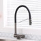 JQFDD Miscelatore Cucina Pieghevole Sottofinestra, Rubinetto Cucina Abbattibile Ottone Acqua Fredda e Calda modalità Doccia Multifunzione, Miscelatore da Cucina Sottofinestra-Grigio