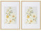 WOLTU Bilderrahmen 15x20 cm Set of 2 Fotorahmen aus Kunststoff mit Passepartout, Posterrahmen zum vertikalen oder horizontalen Aufhängen/Aufstellen, Collage Wanddeko, Gold