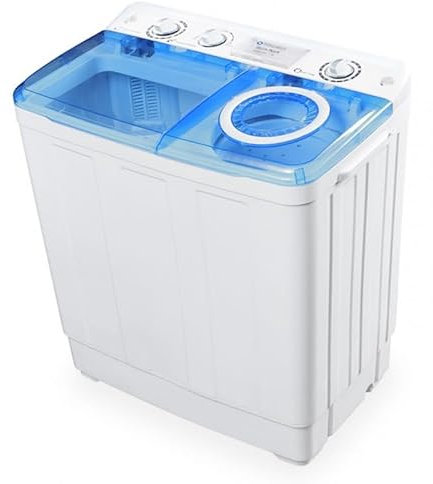 Tangarus Lavadora Portátil Ibiza PLUS XL 8kg - Eficiencia Energética de Última Generación Ideal para Camping