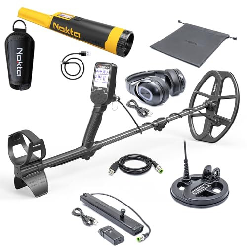 Nokta The Legend Pro Pack avec pointeur Accupoint Pinpointer, Set de détecteurs de métaux professionnels (Détecteur de métaux avec Pinpointeur Accupoint)