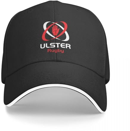 CWCMZDH Baseballmütze Baseballkappe IRFU - Ikonisches Ulster Rugby-Design Baseballkappe für Männer Rave Herrenkappen Damen