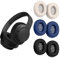 Silicone Earpads Cover Case for JBL Tune 770NC, Ear Pads Sleeve Protector Headphones Over-Ear Protective Cover, Anti-Scratch, Washable Protective Earpad Dustproof Case for Tune 770NC (Black)