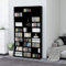 Buzaza CD-Schrank CD StäNder DVD Cabinet CD-Regal Schwarz 102x16x177,5 cm Holzwerkstoff