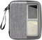 Étui pour cartes Yoto 120 poches, capacité portable avec 2 fermetures éclair et sangle de transport, porte-cartes avec pochettes pour voyage (gris)