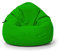 Nadimaideal Sitzsack Tropfenform Kastanie | Bodenkissen für Kinder & Erwachsene | Indoor & Outdoor | Gaming Sitzsack - Sitzkissen - Beanbag | Füllung EPS Perlen (Grün, XXL-Durchmesser 88 cm)