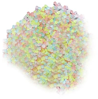 ＡＷＨＡＯ Leuchtender Stein, 3–5 mm, leuchtender Kies, vielseitiges Zubehör, DIY-Bastelmaterial für die Dekoration von Topfpflanzen