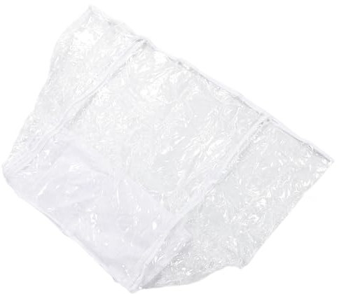 Sheet Pan Rack Cover, Transparent, Foldable PVC Foodservice Bun Pan Rack Cover for Home Kitchen Restaurant, Keep Baked Food Freshness, Clear View of Product, Tear Resistant, (10