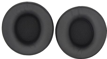 HOMSFOU Almohadillas Reemplazo Auriculares para Pro Cubiertas Suaves De Cuero Proteína Almohadillas Earpads Compatibles con Auriculares Inalámbricos De Negro Fácil Instalación y Confort