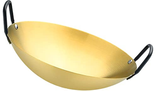 TOPBATHY Sartén De Acero Inoxidable Olla Caliente Para Restaurante Olla De Doble Oreja Para Ramen