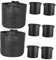 VINTORKY 8 Gallon Non-woven Plant Grow Bags Planter Pot Root Formation Breathable Plant Storage Pouches for Use