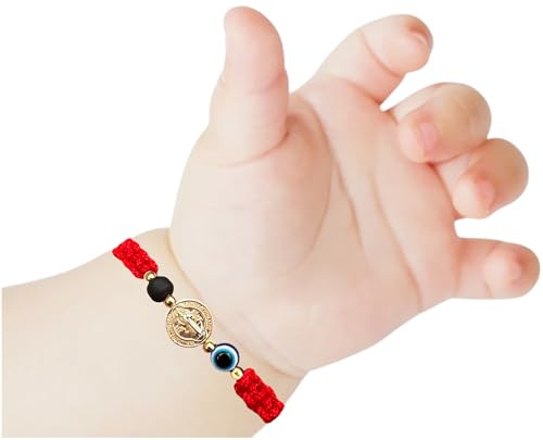 Liamlove Bracelet for Baby Saint Benedict Red String Bracelet for de New Family Member pulsera de san benedicto