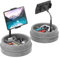 KDD Coussin de Support pour Tablette, Support iPad Multi-Angle avec Plateau de Rangement - Col de Cygne Rotatif à 360° pour Lit et Bureau Compatible avec iPad Pro 12.9, Air Mini, Téléphone, E-Reader