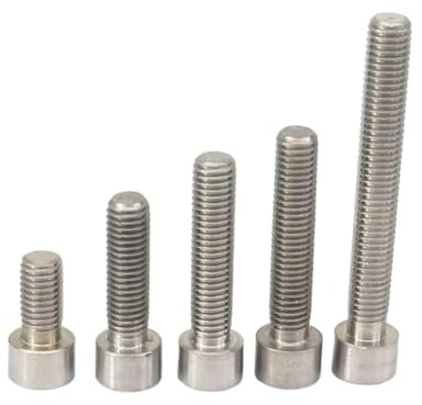 ZBORAVPIX Tornillos, Tornillos de Cabeza Hueca Hexagonal de Titanio M10x1,5 GR2, DIN 912, 15-120 mm, Paquete de 5(M10x100mm)